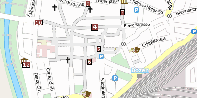 Walther-Denkmal  Stadtplan