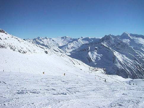 Blick über die Tiroler Berge Fotos