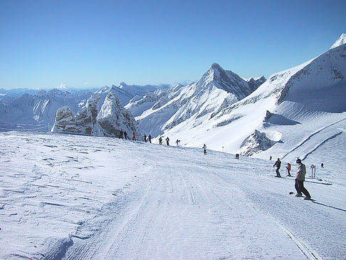 Blick über die Tiroler Berge Fotos