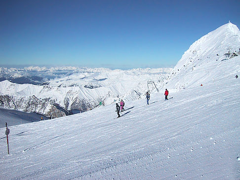 Blick über die Tiroler Berge Foto 