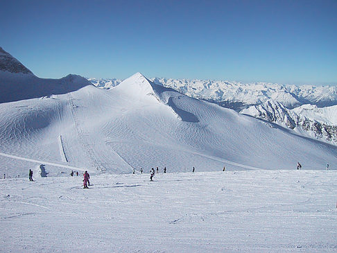 Blick über die Tiroler Berge Foto 