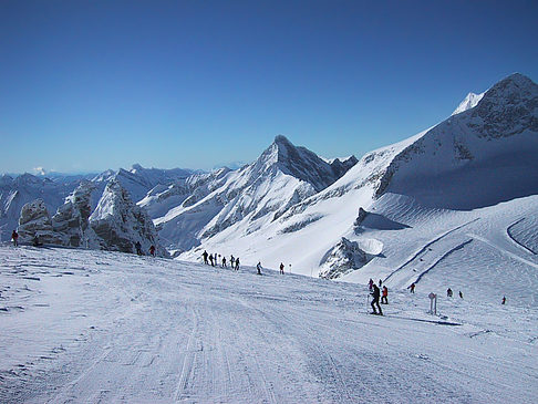 Blick über die Tiroler Berge Fotos